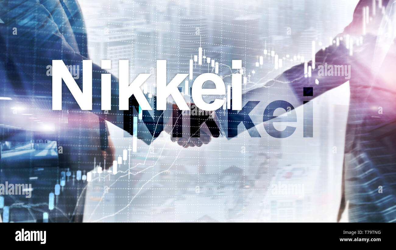 Le Nikkei 225 Stock Average index. Financial Business concept économique. Banque D'Images