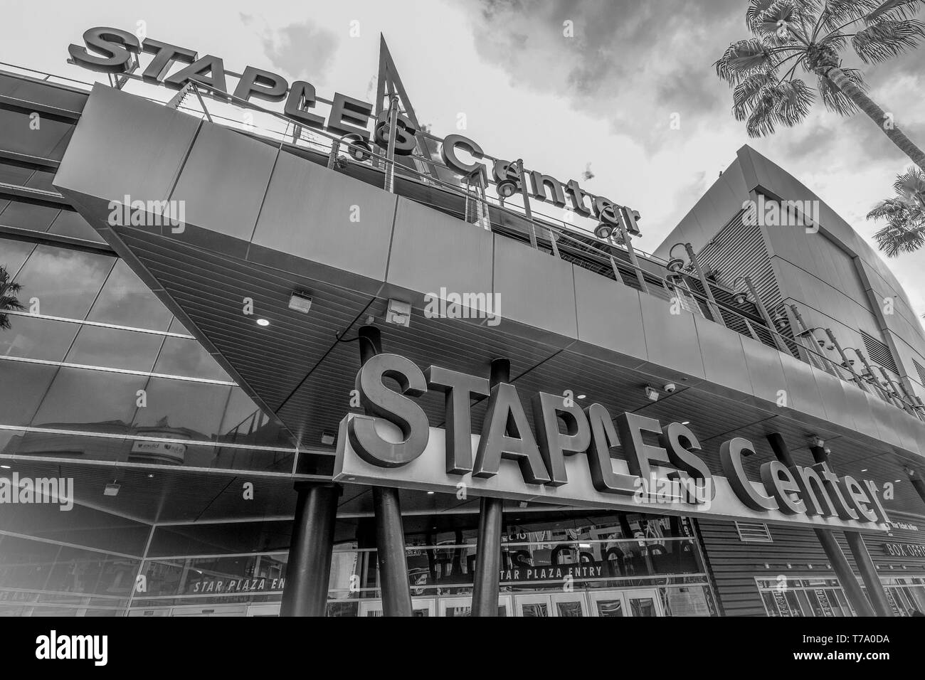 Staples Center au centre-ville de Los Angeles, Californie - USA - 18 MARS 2019 Banque D'Images