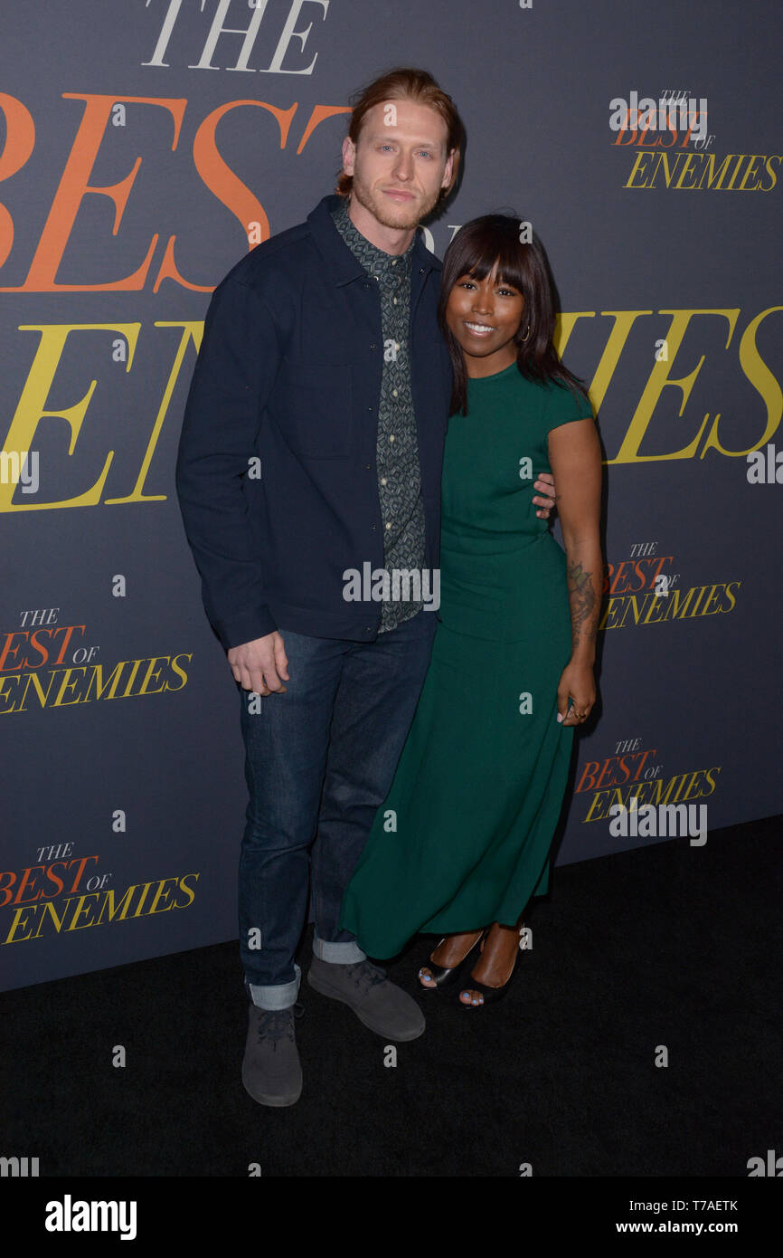 "Les meilleurs ennemis" de New York Premiere dans l'AMC Loews Lincoln Square - Tapis rouge avec des arrivées : Nicholas Logan Où : New York, New York, United States Quand : 05 Avr 2019 Crédit : Ivan Nikolov/WENN.com Banque D'Images