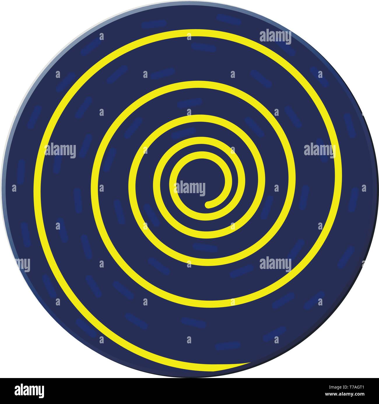 Vecteur simple arrière-plan avec le cercle de centre. Illustration de Vecteur