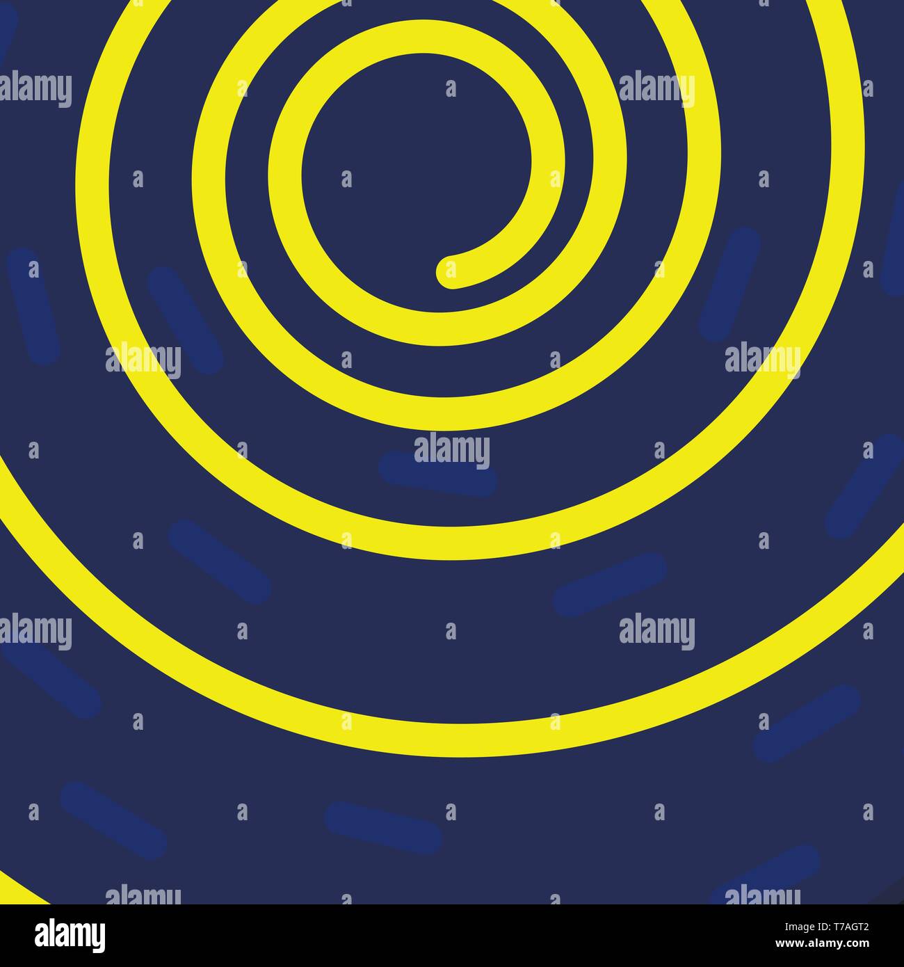 Peu de créativité avec fond vecteur coloré en spirale. Illustration de Vecteur