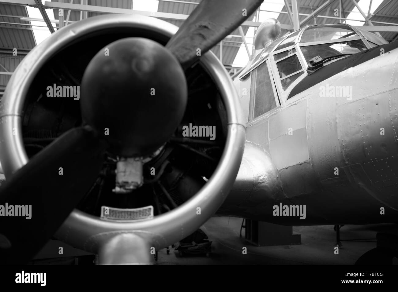 Avions de guerre Avro Anson Banque D'Images