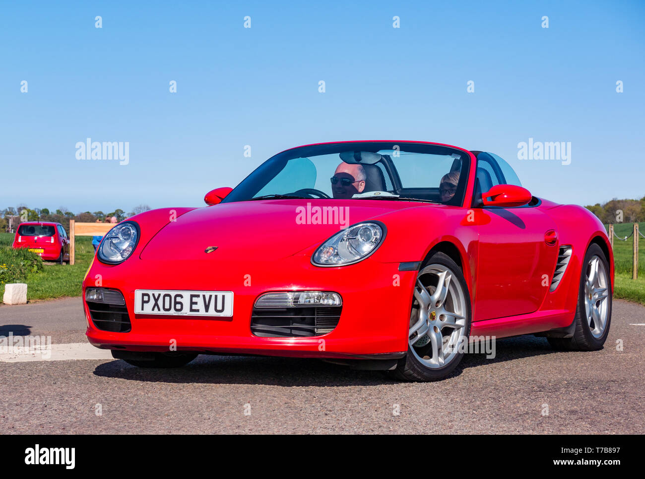 Classic 2006 Porsche Boxster voiture sport décapotable Archerfield, Estate, North Berwick Rotary Club voiture classique d' 2019, East Lothian, Scotland, UK Banque D'Images