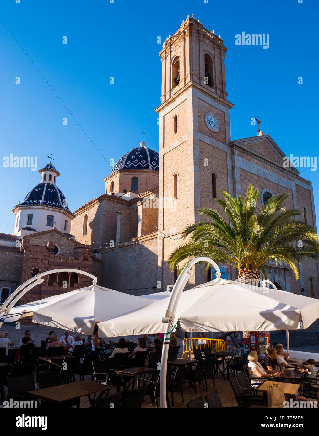 Iglesia de la Virgen del Consuelo. Altea. Alicante. Communauté de Valence. España Banque D'Images