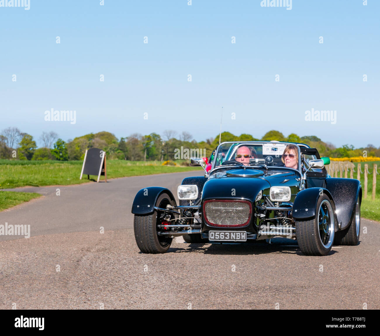Classic 2017 Dax Rush voiture sport décapotable arrivant à Estate Archerfield, North Berwick Rotary Club voiture classique d' 2019, East Lothian Ecosse UK Banque D'Images
