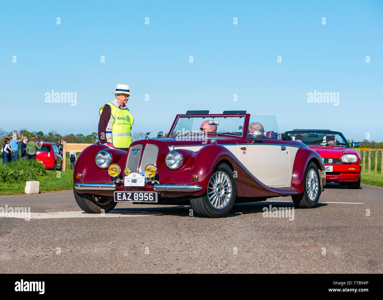 Classic vintage 1986 Royale Sabre voiture sport décapotable Archerfield, Estate, North Berwick Rotary Club Voiture Classique Tour 2019, East Lothian, Scotland Banque D'Images