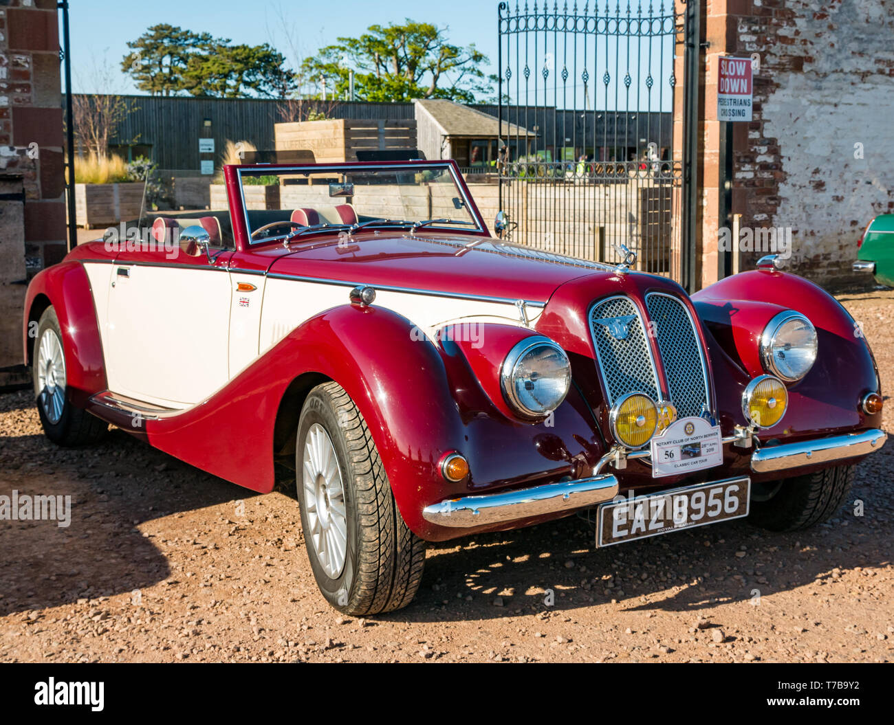 Classic vintage 1986 Royale Sabre voiture sport décapotable Archerfield, Estate, North Berwick Rotary Club Voiture Classique Tour 2019, East Lothian, Scotland Banque D'Images