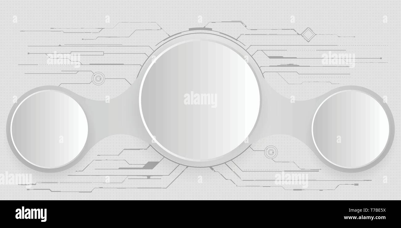 L'affichage HUD rougeoyant futuriste Science-fiction. Vitrual Réalité Illustration de Vecteur