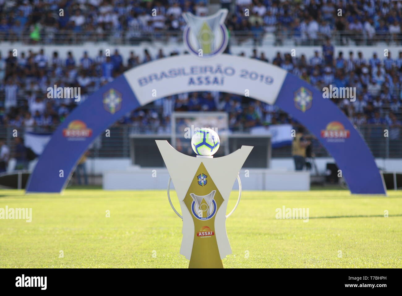 AL - Maceio - 05/05/2019 - un Brésilien 2019 CSA x SANTOS - une correspondance entre le CSA et Santos au Roi Pele stade pour le championnat brésilien UN 2019. Photo : Igor Pereira / AGIF Banque D'Images