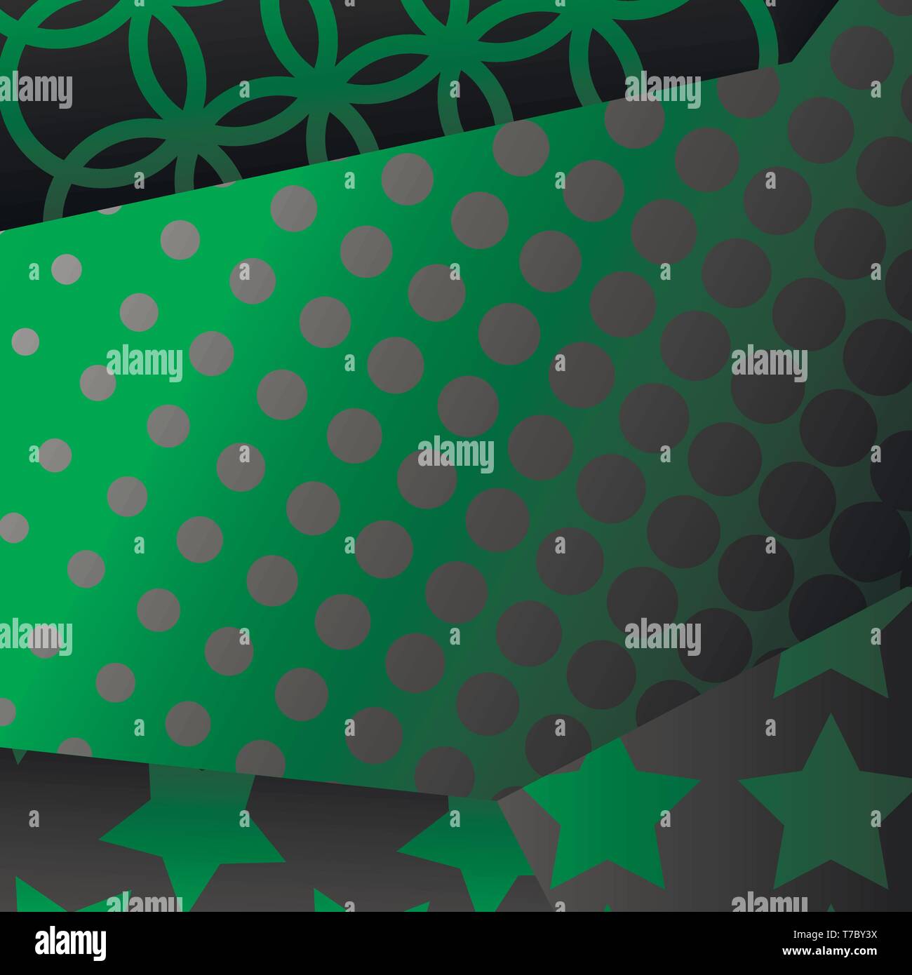 Vecteur géométrique contemporain toile dans pop art style. Illustration de Vecteur