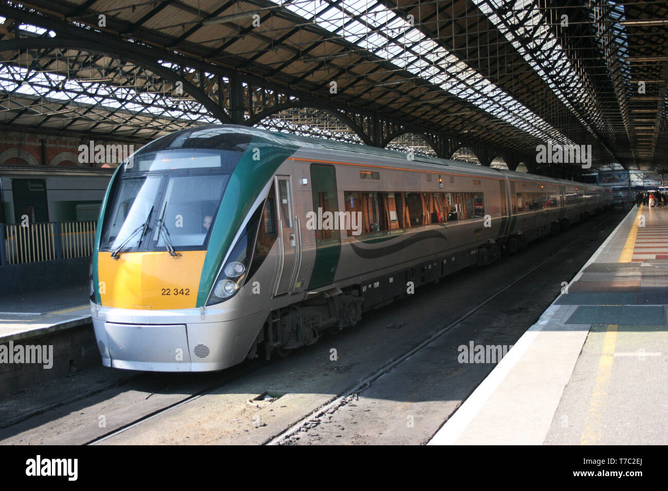 Dublin Connolly, ,l'Irlande, avril 2010, un service de train Iarnrod Eireann Banque D'Images