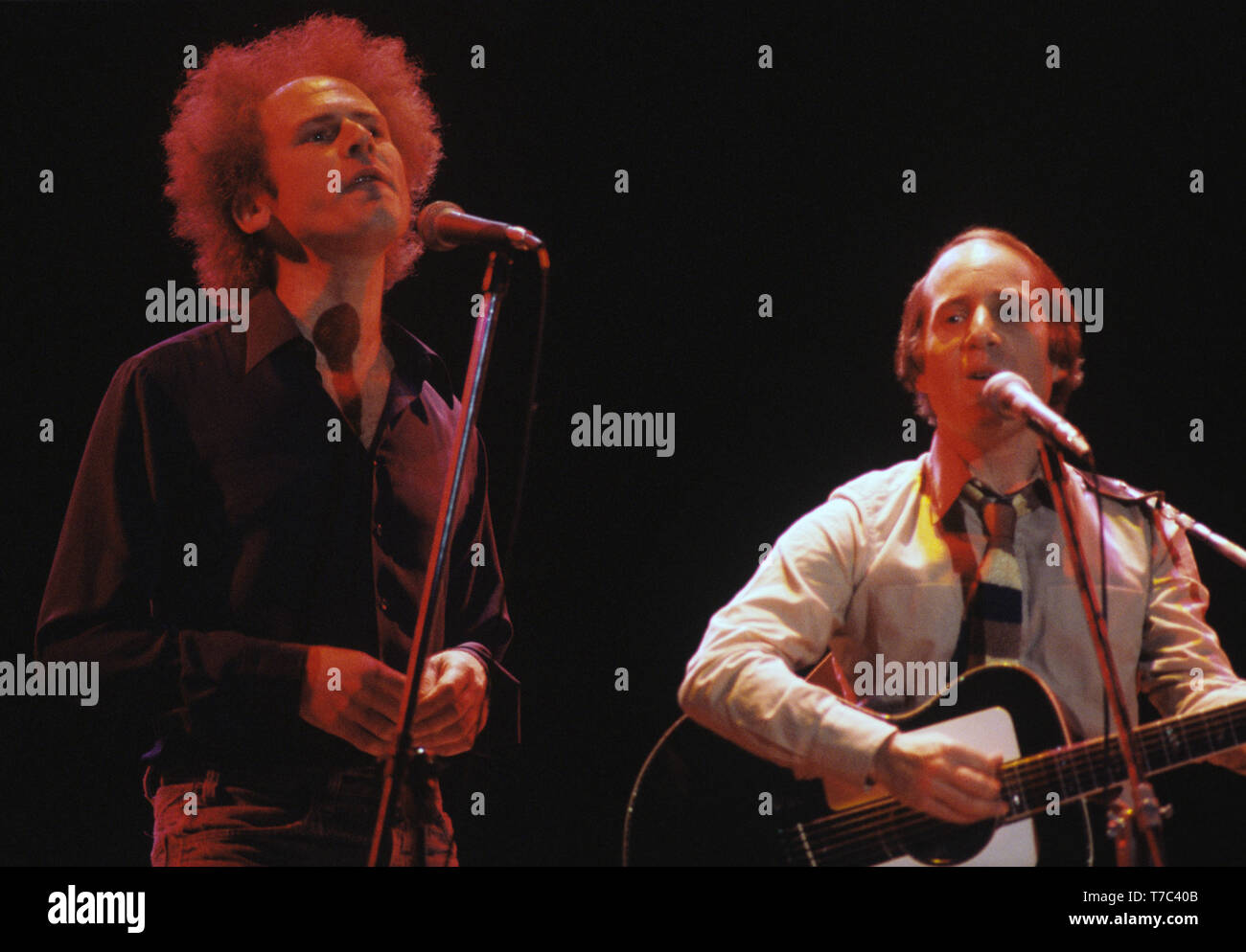 New York, NY US -ca 1979, Simon and Garfunkel (Photo Gijsbert Hanekroot) Banque D'Images