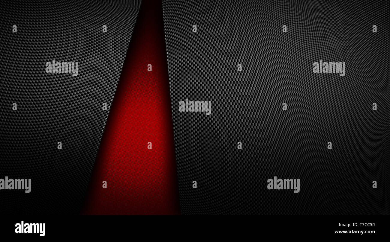 La texture de la fibre de carbone. Arrière-plan de la technologie Banque D'Images