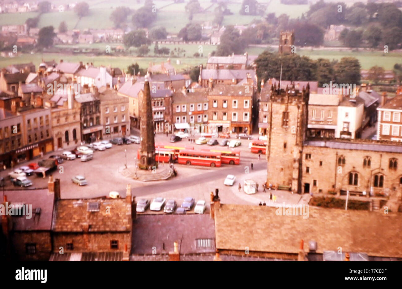 Richmond Yorkshire en 1964 Banque D'Images