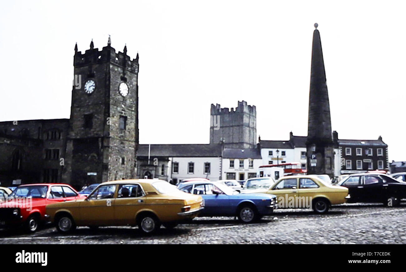 Richmond Yorkshire en 1981 Banque D'Images