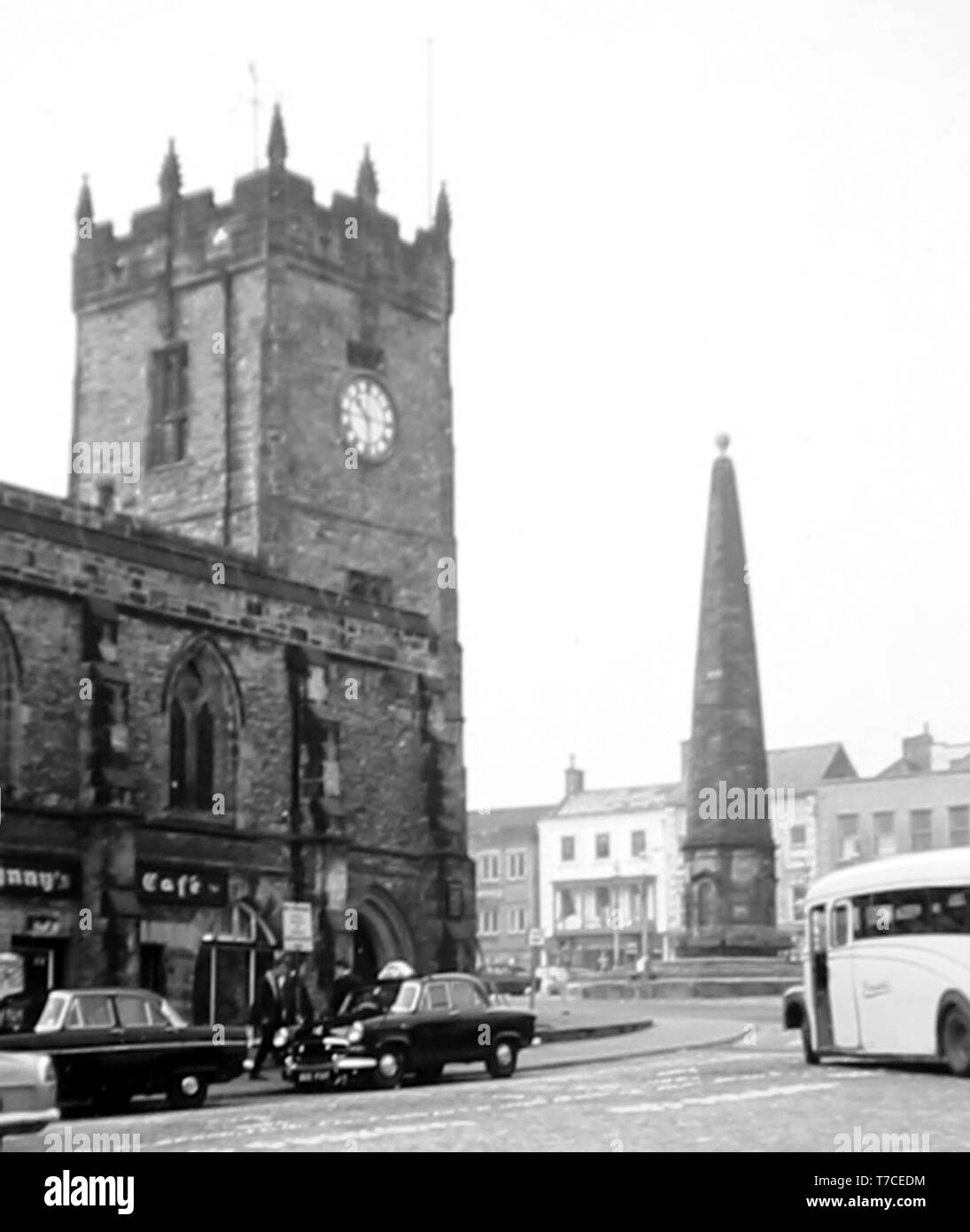 Richmond, Yorkshire dans les années 1960 Banque D'Images