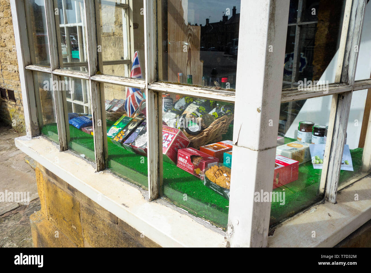 La boutique bio à Stow on the Wold, les Cotswolds, Royaume-Uni Banque D'Images