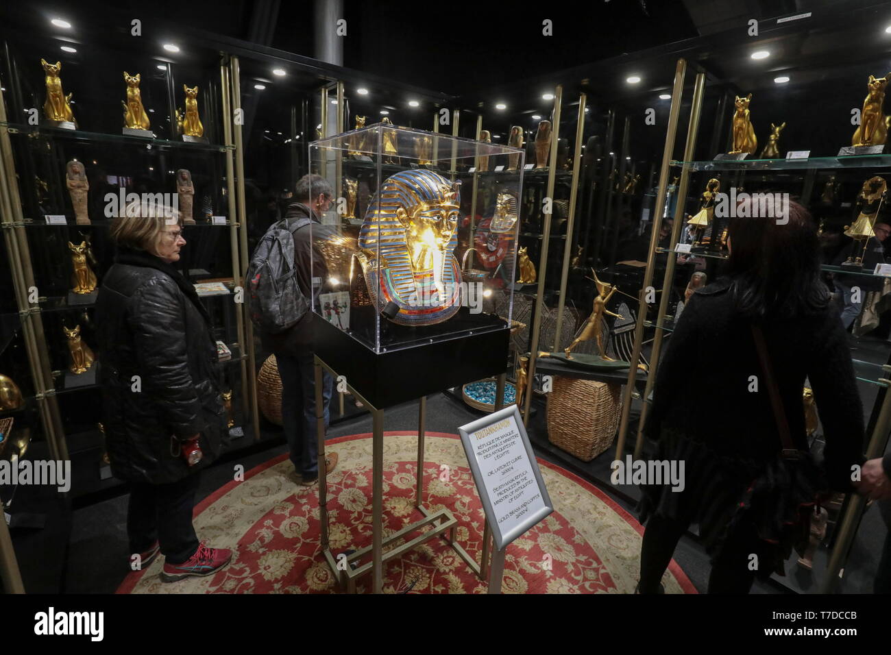 Le trésor de Toutankhamon, LE PHARAON EXPOSITION PARIS Banque D'Images