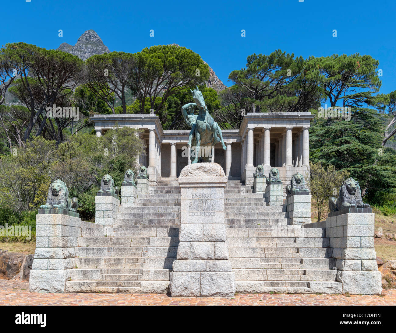 Rhodes Memorial, Devil's Peak, Cape Town, Western Cape, Afrique du Sud Banque D'Images