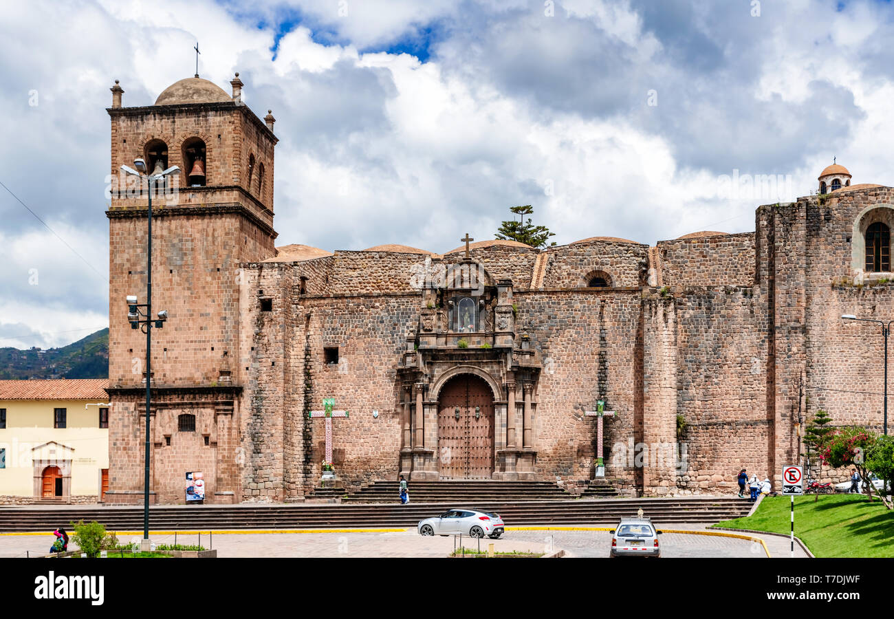 Cusco, Pérou - 3 Avril 2019 : voir au musée de couvent San Francisco et San Francisco de Asís église située dans la Plaza San Francisco à Cusco, Pe Banque D'Images