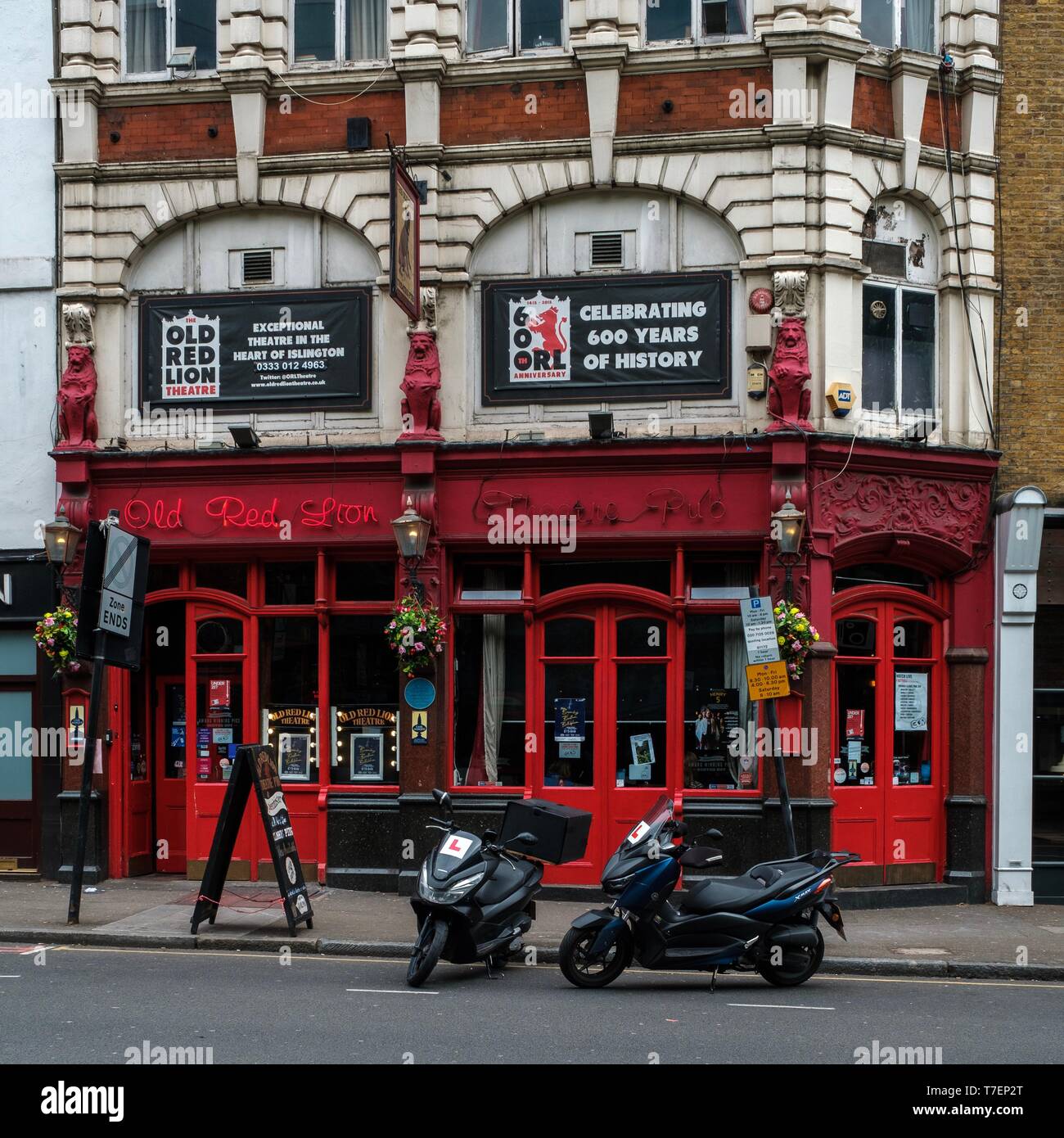 Old Red Lion, St John Street, Londres Banque D'Images