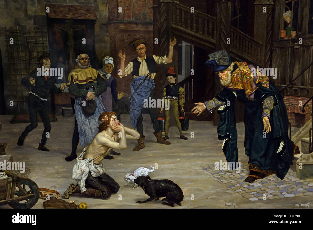 Retour du fils prodigue 1863 James Tissot 1834-1902 Français France Banque D'Images