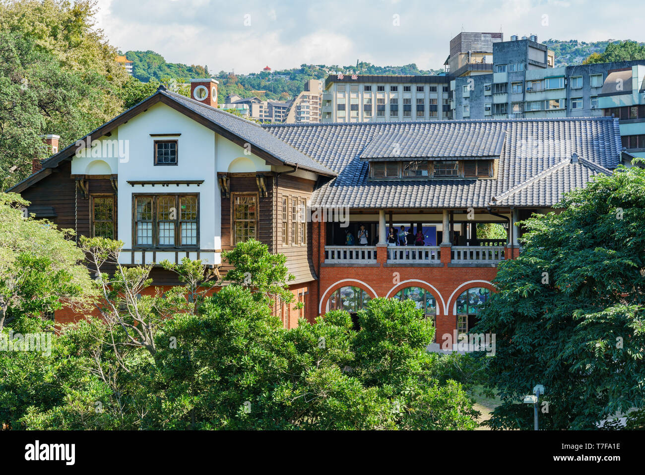 Taipei, JAN 5 : Vue extérieure de la Beitou Hot Spring Museum le Jan 5, 2019 à Taipei Banque D'Images
