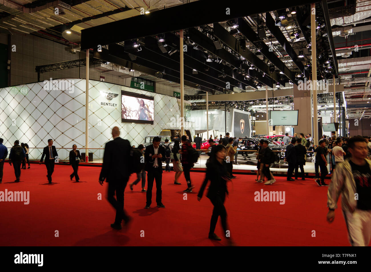 2019 Shanghai Auto Show stand Bentley Banque D'Images