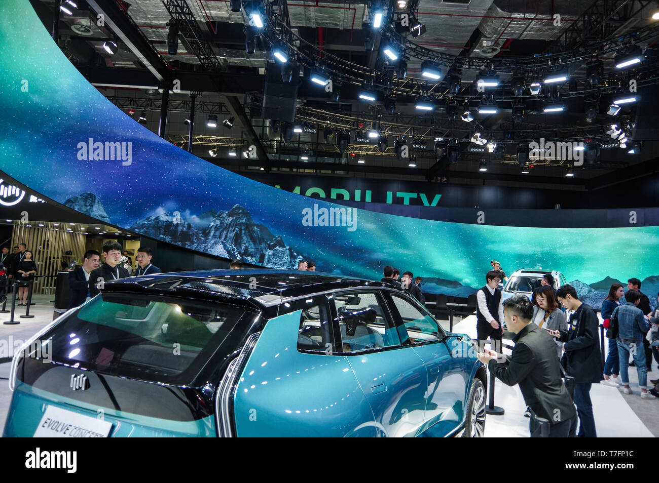2019 Shanghai Auto Show WM Moteur (Weltmeister) Banque D'Images