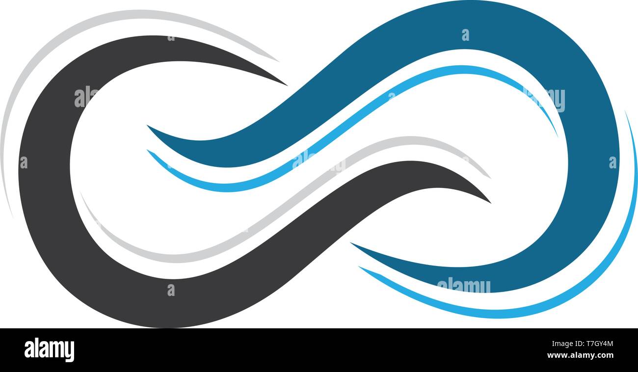 Logo infini Banque d'images vectorielles - Alamy