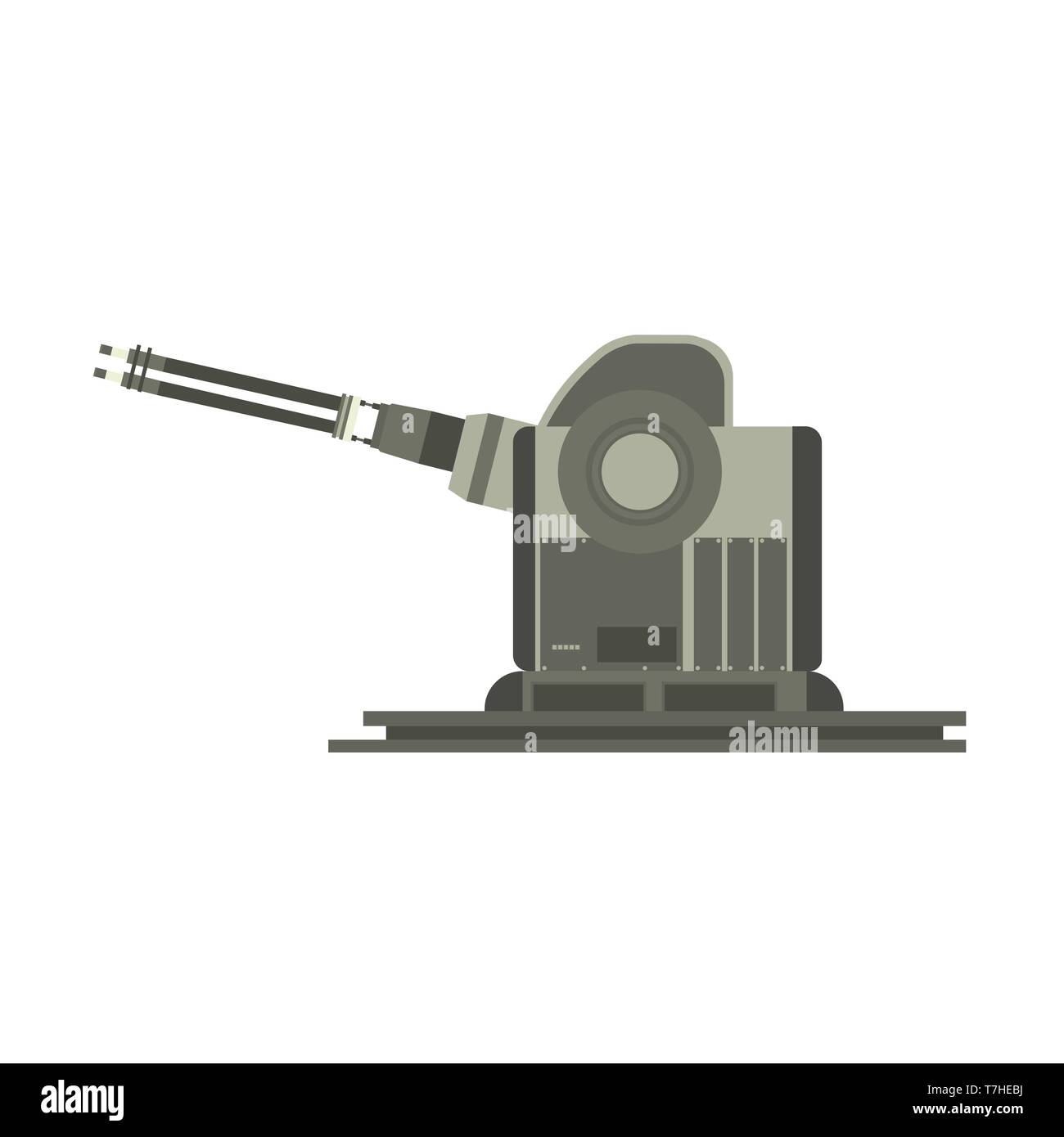 Navire navire militaire de la marine bateau battleship bataille armée vecteur silhouette mer. Tourelle à canon arme Destroyer Illustration de Vecteur