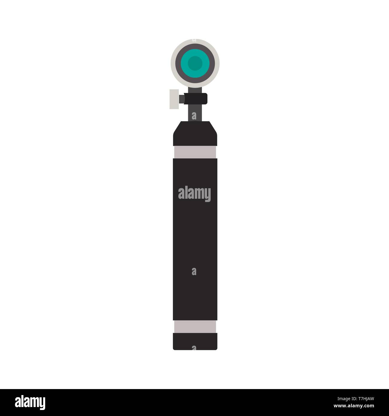 Outil de l'otoscope médical icône vecteur ent l'oreille. Illustration d'un audiologiste Médecin de l'hôpital de premiers soins nstrument checkup Illustration de Vecteur
