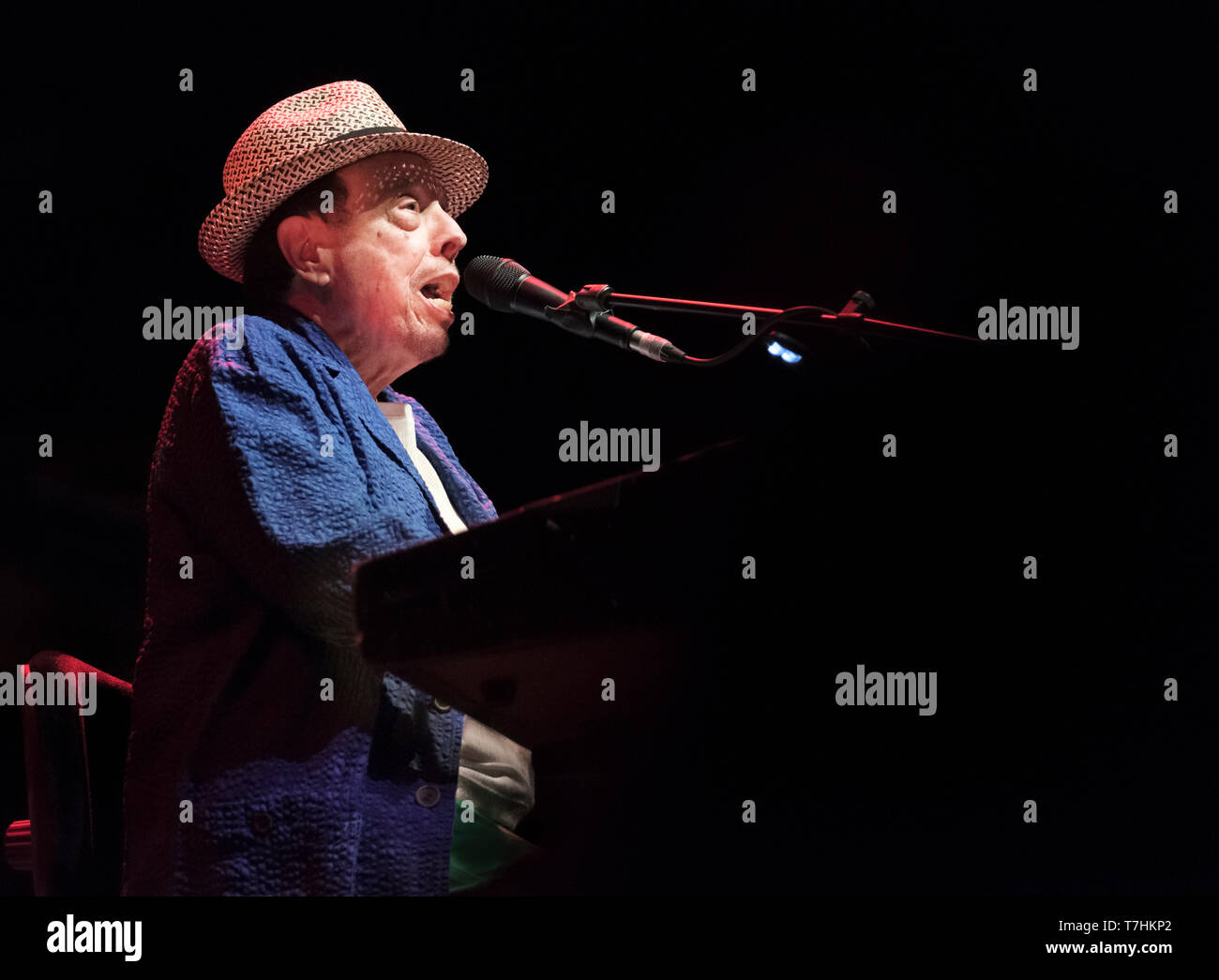 Sergio Mendes à la Cheltenham Jazz Festival, le 4 mai 2019 Banque D'Images