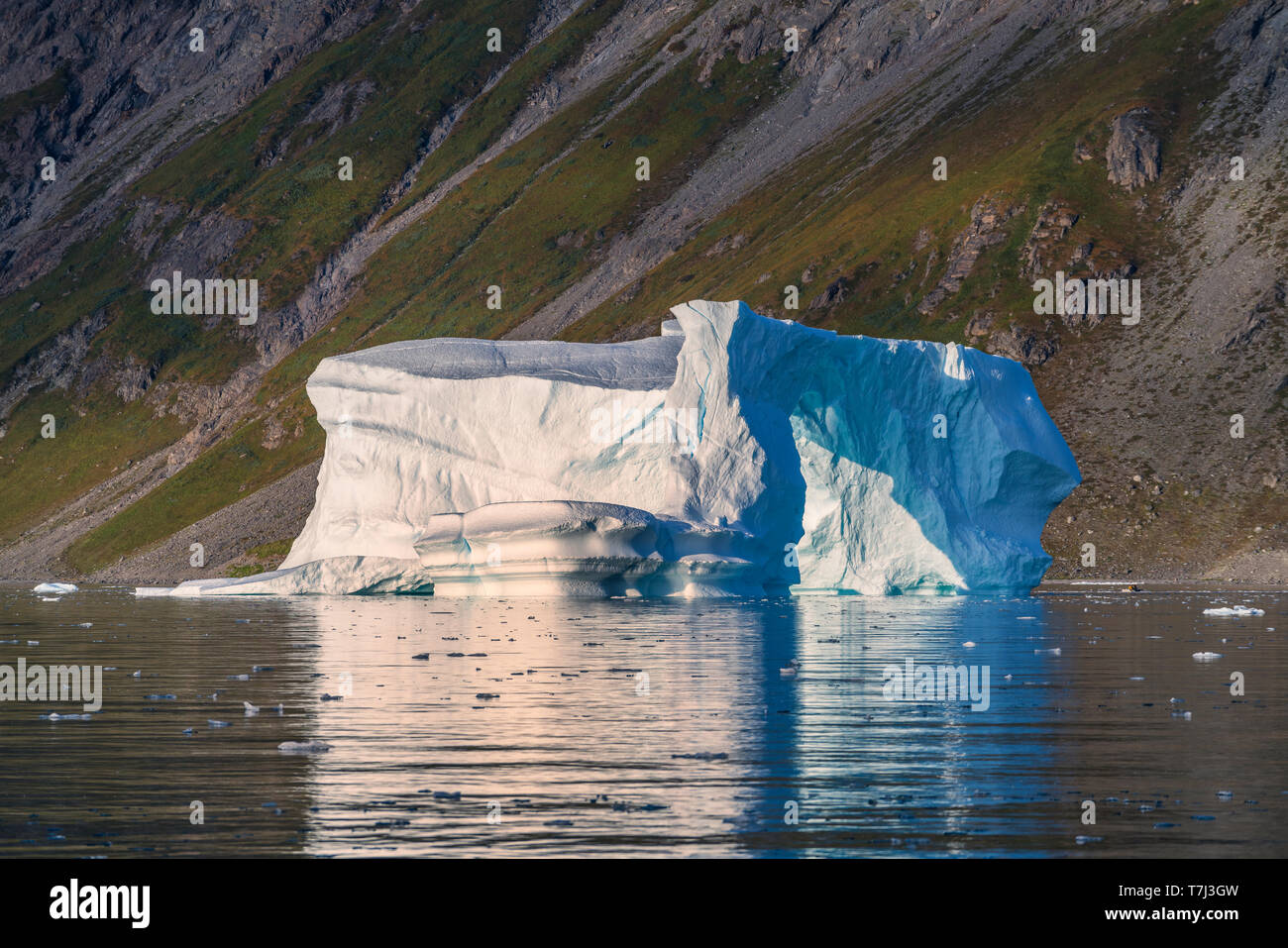 Les icebergs du Groenland, Fjord glacé, Banque D'Images