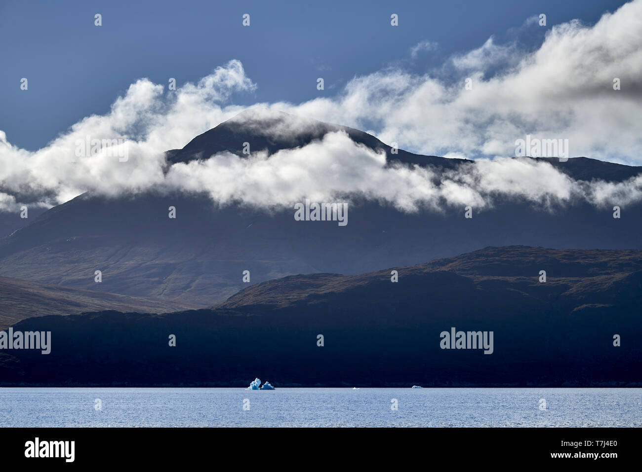 Les icebergs, Erikisfjordur, Groenland Banque D'Images
