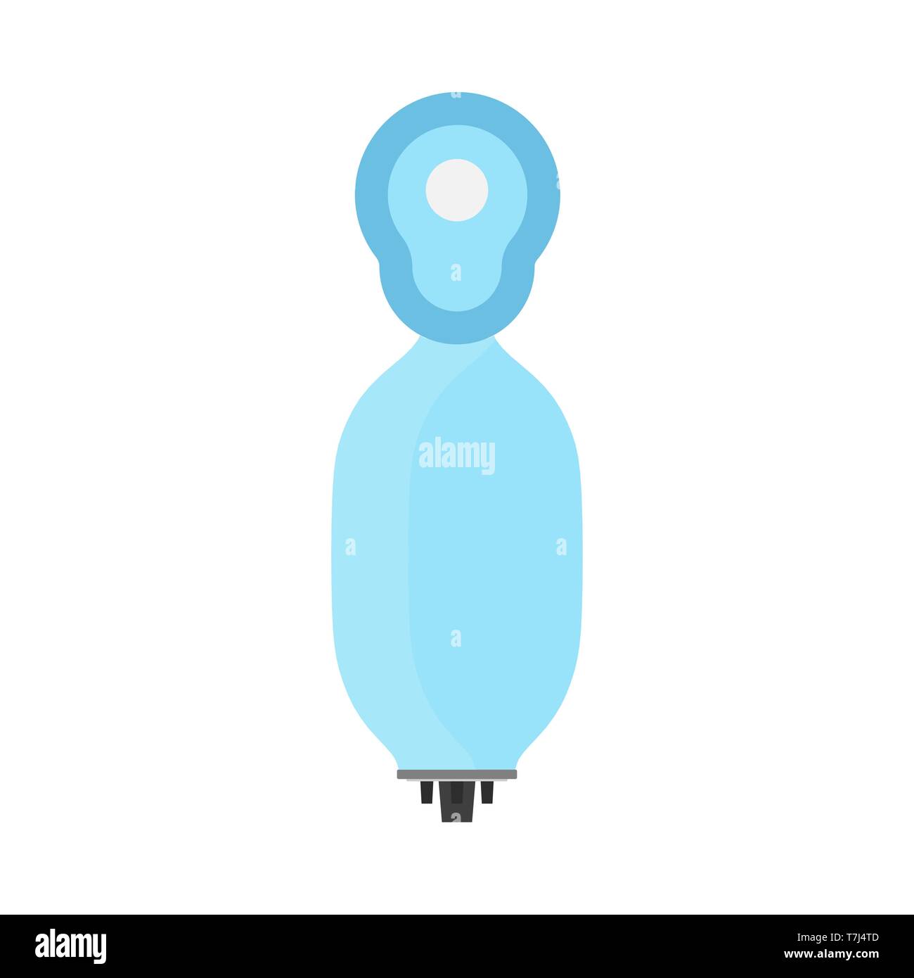 Masque d'ambulance en bonne santé professionnels de l'équipement médical. La thérapie de sauvetage respiratoire anesthésie Illustration de Vecteur