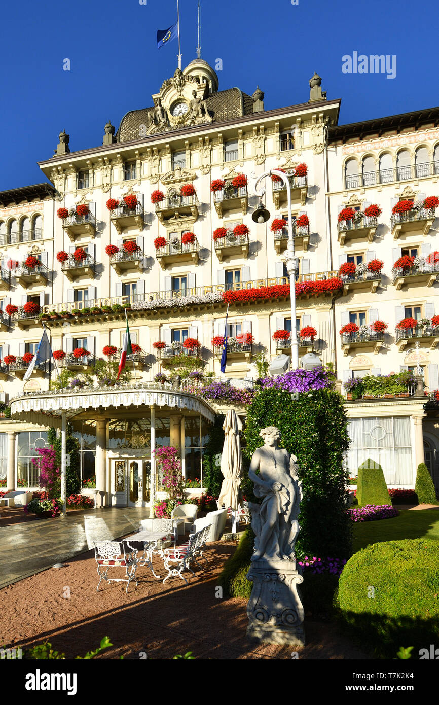 L'Italie, Piémont, Stresa, Lac Majeur (Il Lago Maggiore), Grand Hotel des  Iles Borromees Photo Stock - Alamy