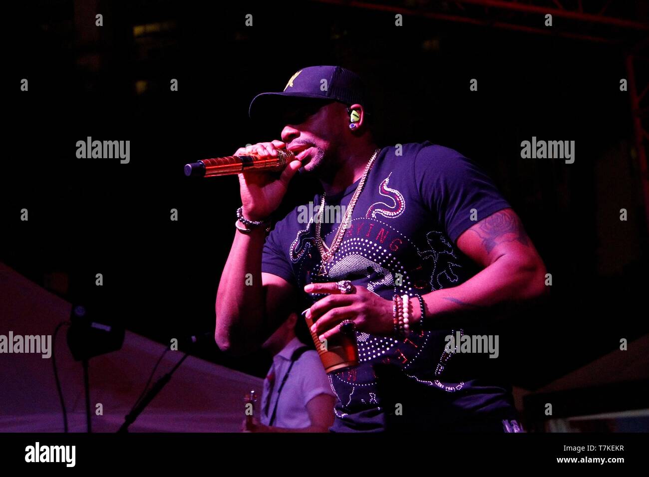 Las Vegas, NV, USA. 7 mai, 2019. au niveau des arrivées pour Flamingo RENDEZ-piscine et le pays 95,5 Bull Série de concerts avec Jimmie Allen, Flamingo Las Vegas' GO extérieure Dayclub, Las Vegas, NV, le 7 mai 2019. Credit : JA/Everett Collection/Alamy Live News Banque D'Images