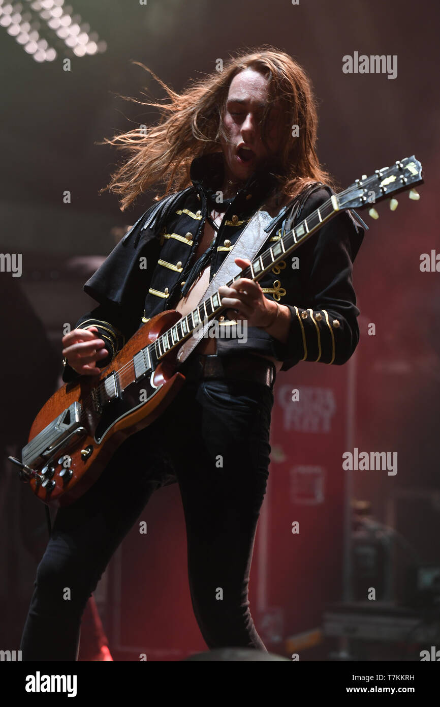 Miami en Floride, USA. 07Th Mai, 2019. Greta Van Fleet effectuer à Bayfront Park Amphitheater le 7 mai 2019 à Miami, en Floride. Credit : Mpi04/media/Alamy Punch Live News Banque D'Images