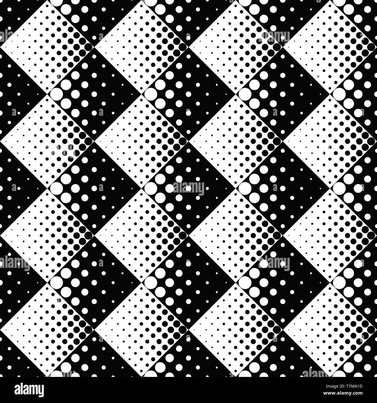 Transparent noir et blanc motif de cercles géométriques conception d'arrière-plan Illustration de Vecteur