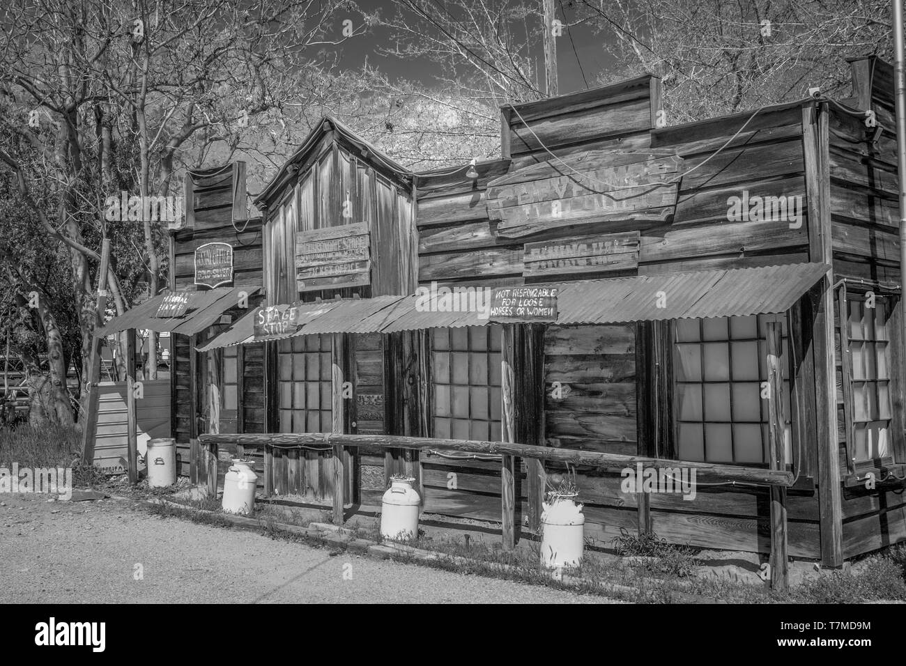 Ancien salon à Riverkern dans la forêt nationale de Sequoia - RIVERKERN, UNITED STATES OF AMERICA - Mars 29, 2019 Banque D'Images