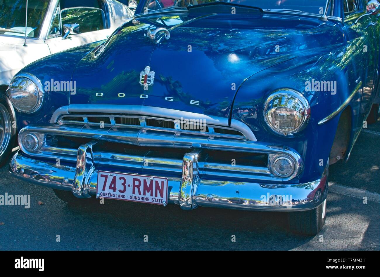 Palmview, Queensland, Australie - 5 mai 2019 : vieille Dodge sedan à une exposition de voiture. 1953 Dodge Kingsway Sedan. Banque D'Images