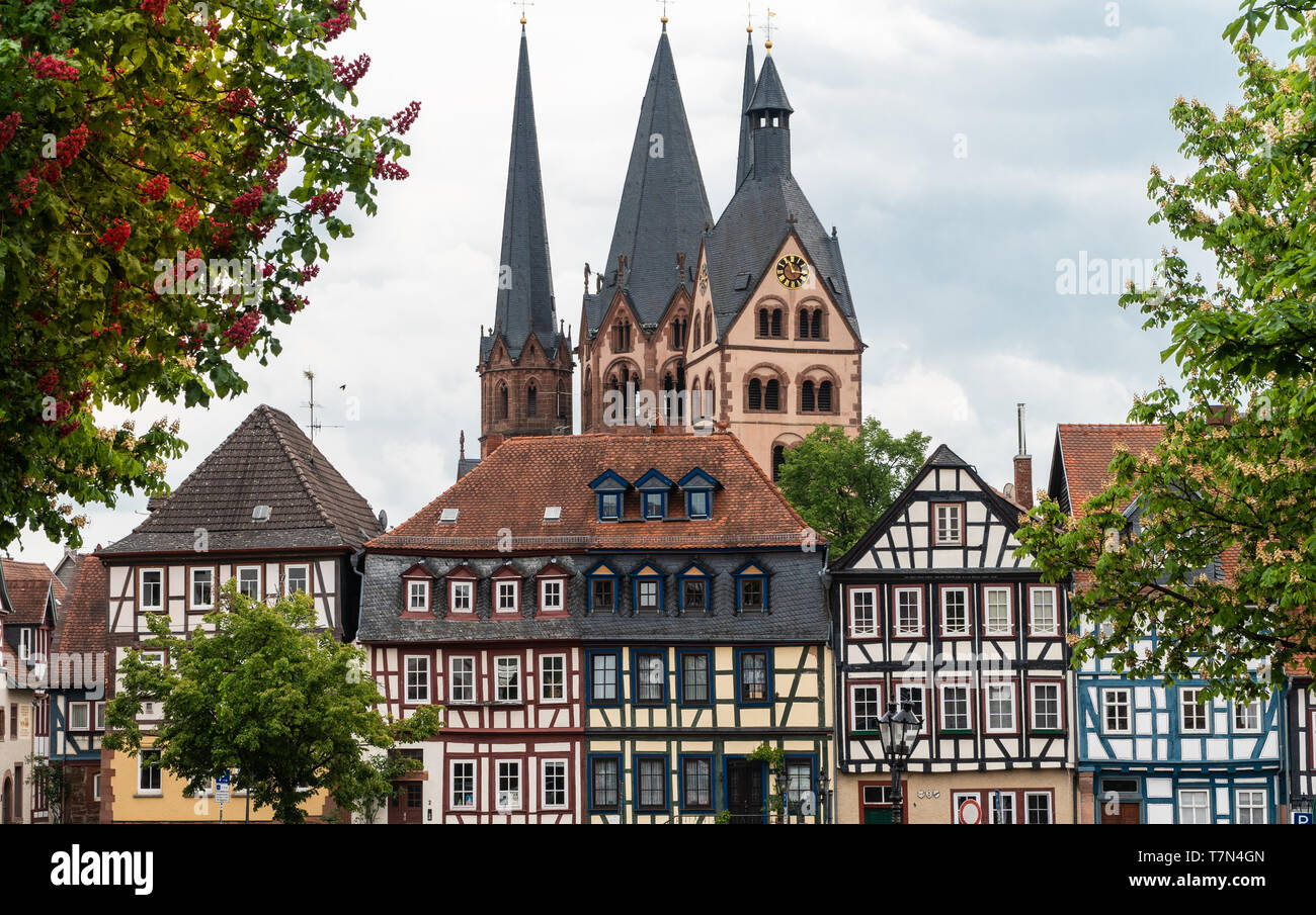 Vieille ville de Bavière en Allemagne. L'architecture historique de l'Allemagne. Bawaria, Allemagne. Banque D'Images