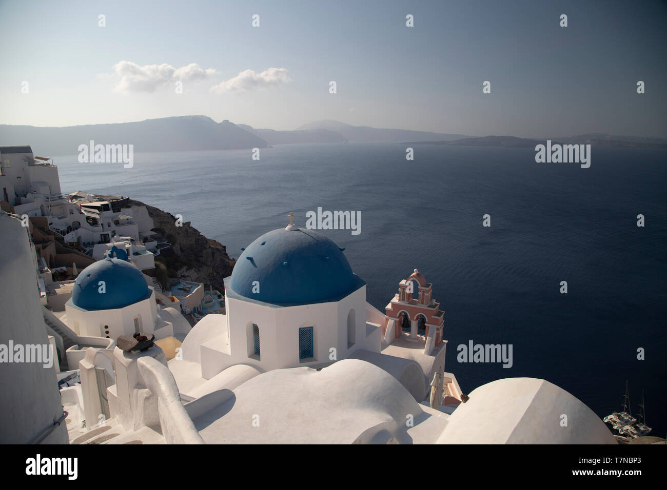 La Grèce, Îles Cyclades, Santorin (thira), Ia (EID) et Caldeira de Santorin Banque D'Images