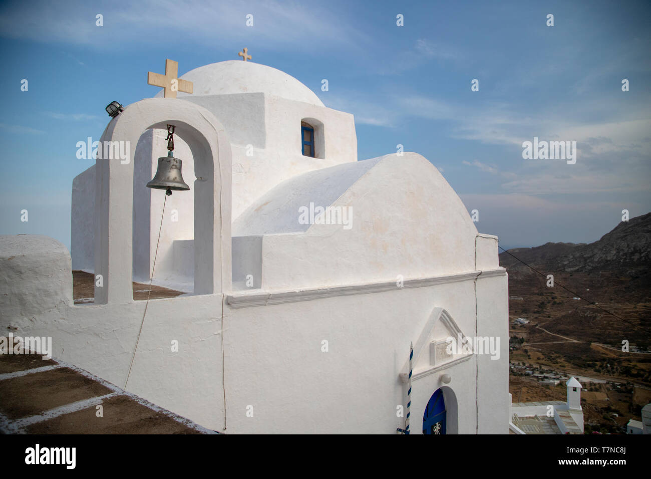 La Grèce, Îles Cyclades, Sérifos, Vieille Ville (Chora) Banque D'Images