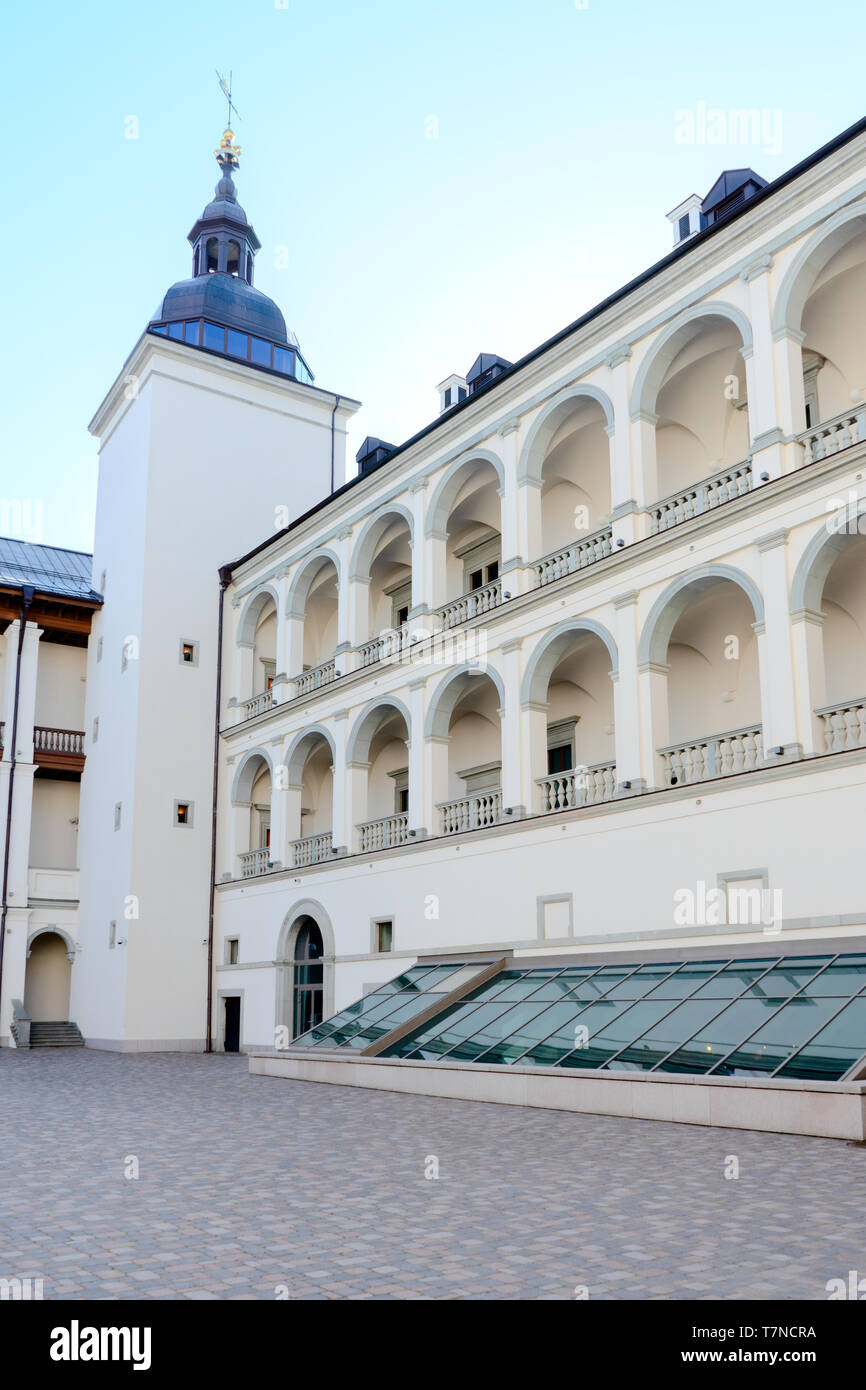 Palais des Grands Ducs de Lituanie à Vilnius, Lituanie Banque D'Images