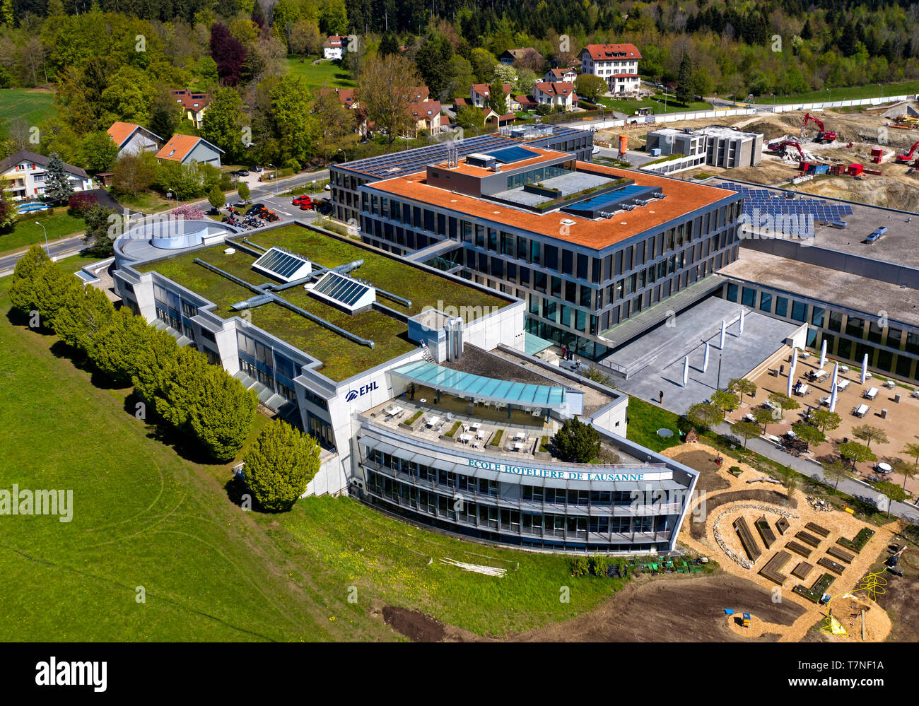 L'École de gestion d'école hôtelière de Lausanne (EHL), Lausanne, Suisse Banque D'Images