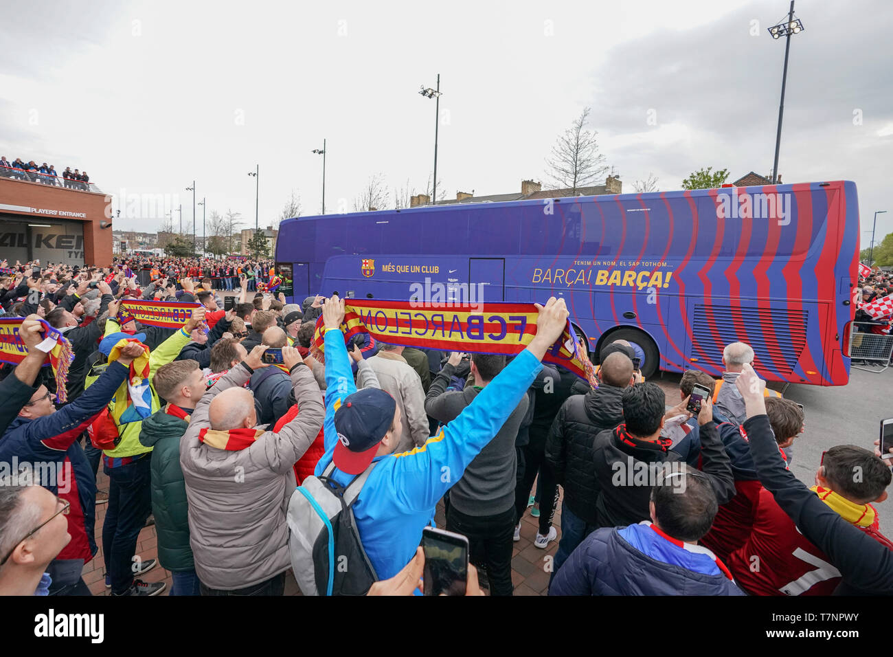 L'entraîneur de l'équipe du FC Barcelone arrive à Anfield 7 mail 2019 , le stade d'Anfield, Liverpool, Angleterre ; demi-finale de la Ligue des Champions, match retour, Liverpool FC vs FC Barcelone Crédit : Terry Donnelly/News Images Banque D'Images