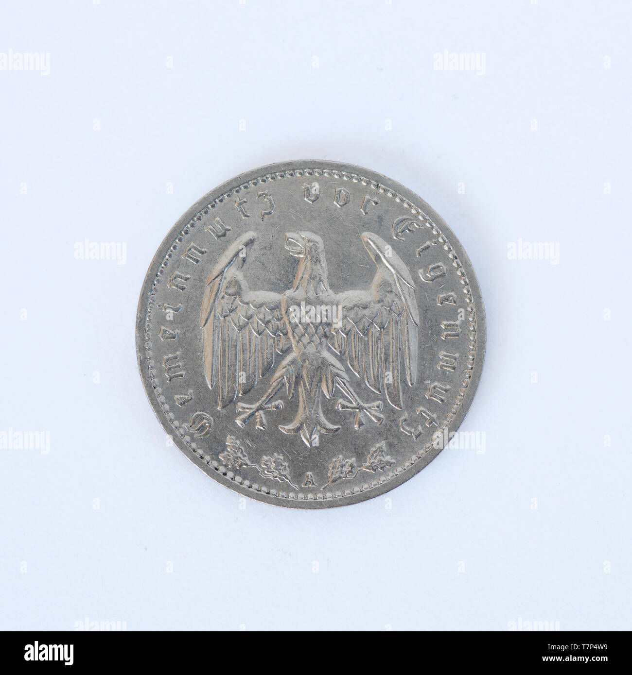 Coin allemand - 1936 1 Reichsmark Banque D'Images