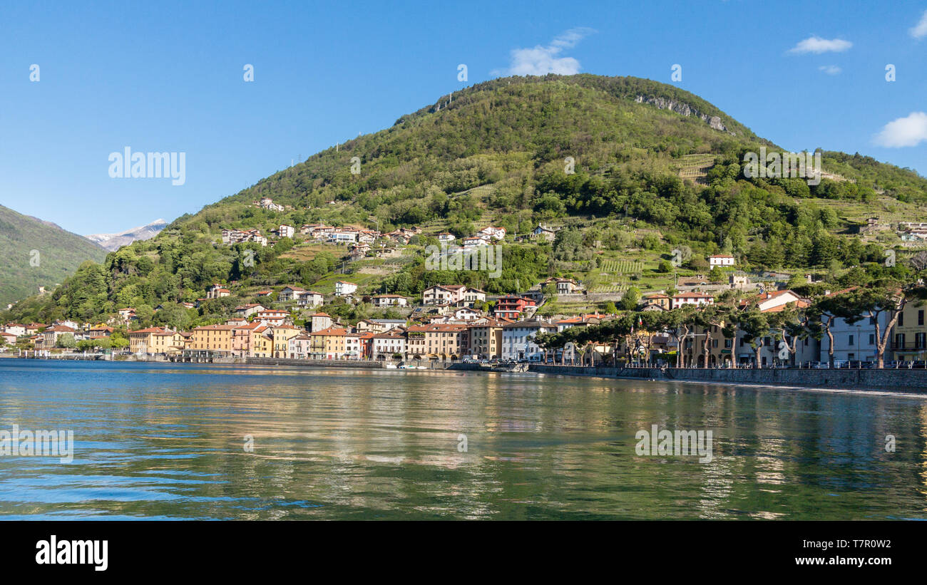 Village de Domaso lac de Côme, en Italie Banque D'Images